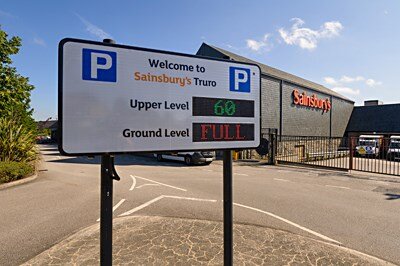 Car Park Signs get an Upgrade at Truro Supermarket