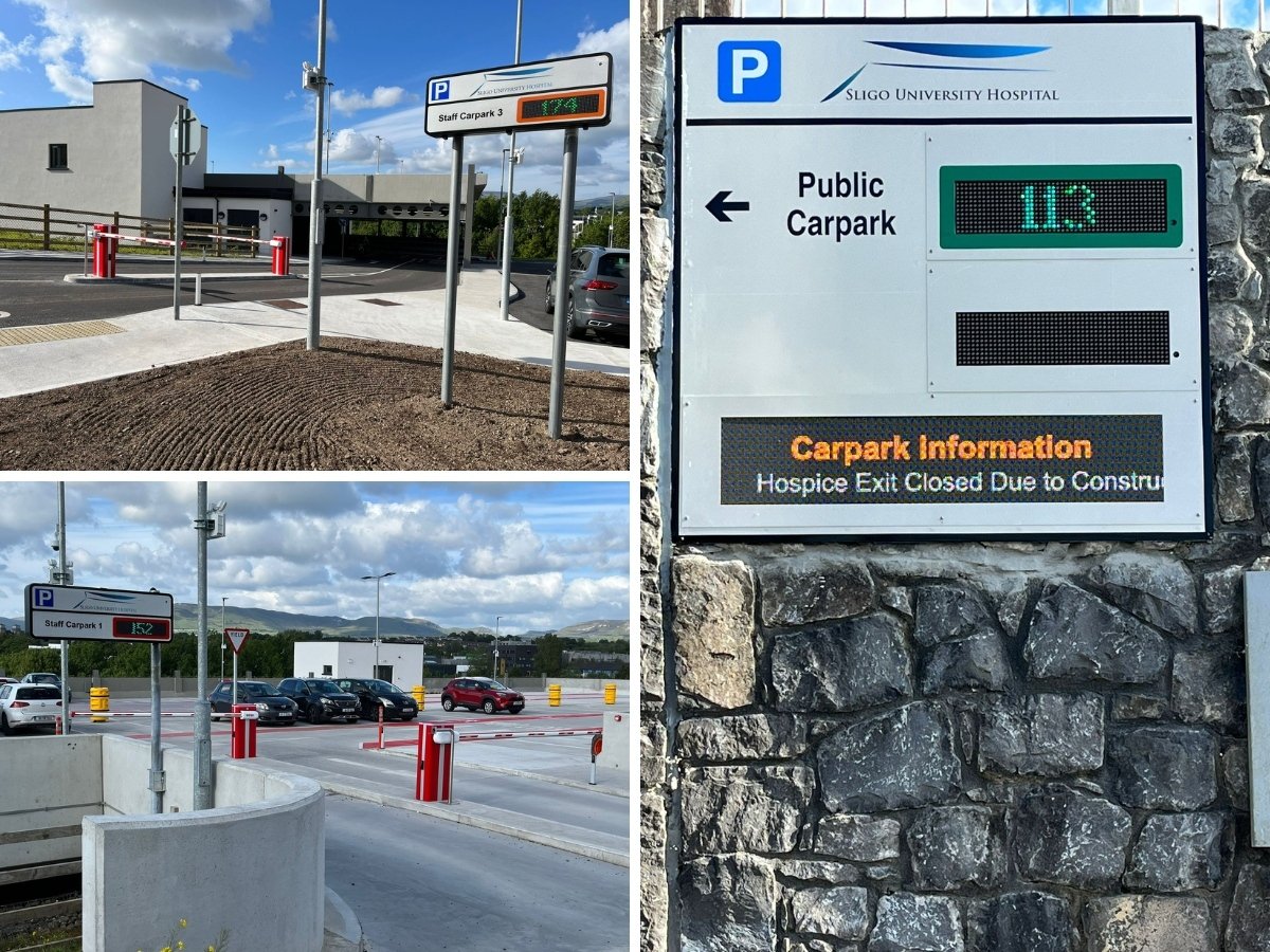 Sligo Hospital parking signs